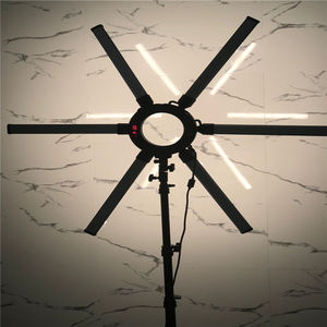 Lampe d'éclairage photographique de haute qualité 6 tubes Maquillage Caméra <span class=keywords><strong>Photo</strong></span> Photographique 6 tubes Super Star Light Selfie Led Light - Product Image 4