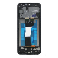 Écran de remplacement pour Samsung Galaxy A05s SM-A057F – Assemblage complet d'écran LCD et numériseur d'origine avec châssis – Garantie 1 an