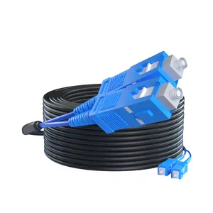 Hochwertige faseroptische Kabel für den Außenbereich vielseitiges 2/4/6/8/12 Core SC FTTH Drop-Cable Patch Cord