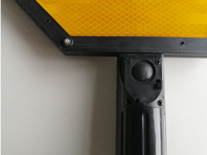 Tassello <span class=keywords><strong>di</strong></span> legno LED segno <span class=keywords><strong>di</strong></span> traffico Traffico <span class=keywords><strong>di</strong></span> Avvertimento Strada <span class=keywords><strong>di</strong></span> Arresto Lento Paddle In Alluminio Segno <span class=keywords><strong>di</strong></span> Sicurezza - Product Image 5