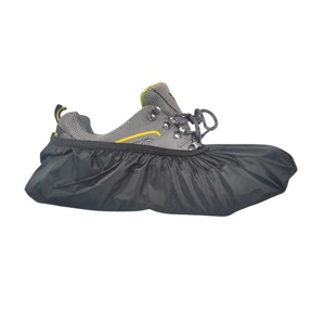 Warehou Couvre-chaussures jetables médicaux non tissés imperméables Couvre-chaussures élastiques d'hygiène pour la protection des pieds - Product Image 1