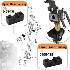Kit de Montaje Superior e Inferior para ATV Poyracing, Poliuretano 0405-138 para Vehículos Todoterreno Arctic Cat - Product Image 4