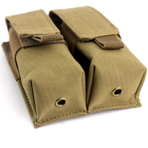 Súng kép bao da & Molle vest chiến thuật đôi Mag túi với Nylon Tạp Chí túi săn bắn thiết lập với đèn pin gắn kết - Product Image 3