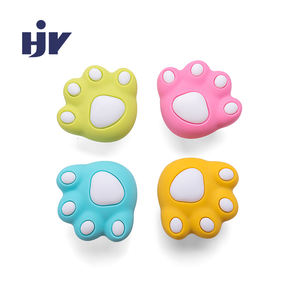 HJY Kenop Pintu Perlindungan Lingkungan Anak-anak, Bahan PVC Lucu Tarik Telapak Tangan Beruang - Product Image 2