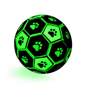 Yeni nesil 1 Glow karanlık köpek topu, açık Fetch eğitim için Pet futbol oyuncak, köpekler için interaktif çiğnemek oyuncaklar - Product Image 1