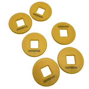 125 Khz 50* 50 ABS RFID Patrouillen-Münzennummer Asset-Tracking-Token
