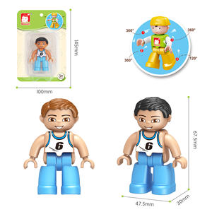 Ensemble de jouets de construction éducatifs <span class=keywords><strong>pour</strong></span> les tout-petits bébé ABS blocs de construction figurines en plastique STEM jouets accessoire unisexe échelle 1:1 - Product Image 1