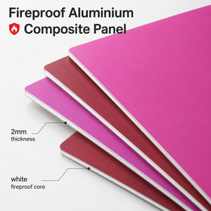 Panel ACP Ignífugo de 4 mm con Revestimiento de PVDF para Revestimiento de Paredes Exteriores y Fachadas de Hoteles de Wanya - Product Image 3