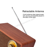 Fabricant chinois Radio portable en bois antique Home avec Bluetooth Play