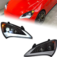 Feux avant de style automobile pour Hyundai Genesis Coupé 2009-2012, phares Angel Eye LED DRL, signalisation HID, accessoires automobiles