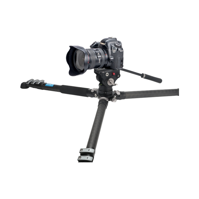 CAVIX VF364 Professional Lightweight Portable Carbon Fiber Video Camera Tripod for Travel Photography