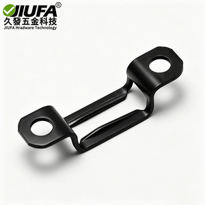 JiuFa Concealed Connector For <b>Wardrobe</b> Shelf Carbon Steel Black Easy Installation - Product Image 2