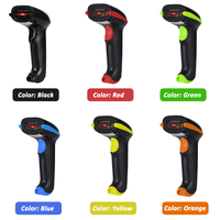 Venta Directa de Fábrica, Lector de Códigos de Barras Portátil Resistente 2D CMOS, Escáner de Códigos QR con Cable USB, Certificación CE, FCC, ROHS