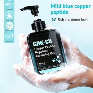 Gel Limpiador <span class=keywords><strong>de</strong></span> Péptidos <span class=keywords><strong>de</strong></span> Cobre <span class=keywords><strong>de</strong></span> Marca Privada |   Reparación OEM/ODM: Limpiador Facial |   Limpiador Fortalecedor <span class=keywords><strong>de</strong></span> Barrera GHK-Cu <span class=keywords><strong>de</strong></span> Marca Personalizada - Product Image 4