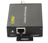 Caméra IP Ethernet sur coaxial analogique vers IP avec NVR, DVR, 1 port BNC + 1 RJ45 EoC et alimentation sur coaxial