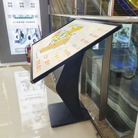 Pantalla LCD de 55 Pulgadas para Publicidad, Tablero de Menú Digital Android, Soporte de Exhibición, Publicidad Digital, Señalización Interactiva Táctil