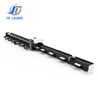 Máquina de Corte Láser de Fibra CNC de 12 Metros y 12KW con Certificación CE para Latón/Metal, Refrigeración por Agua, Carga/Descarga Semiautomática