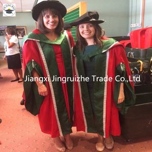 Professor Graduation Robe de doctorat noire et robe de graduation à capuche Robes de graduation de <span class=keywords><strong>professeur</strong></span> - Product Image 2