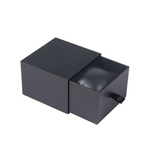 Drawer Carton PU Silk Pillow Packaging Recycled Materials Customizable <b>Leather</b>-filled Paper Jewelry Box <b>Watch</b> Box - Product Image 5