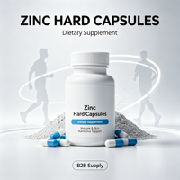 Capsules de zinc (végétaliennes/sans gélatine) naturelles 5g – Soutien immunitaire et santé de la peau – Complément alimentaire pour adultes