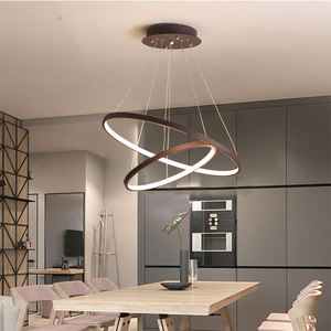 <span class=keywords><strong>Lampadario</strong></span> <span class=keywords><strong>a</strong></span> Sospensione LED Circolare di Design Moderno per Casa e Hotel - Product Image 2