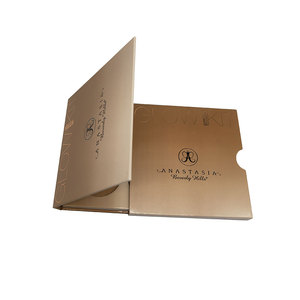 Caja de Cosméticos con Diseño Personalizado, Papel Texturizado, Embalaje Magnético de Cartón, Caja de Maquillaje Vacía, Caja para Paleta de Sombras de Ojos - Product Image 2