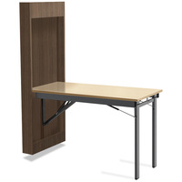 Quincaillerie Fonctionnelle pour Cadre de Table d'Ordinateur/Salle à Manger Pliante Murale Multifonctionnelle, Simplicité, Économisant de l'Espace, à Monter Soi-Même pour la Maison