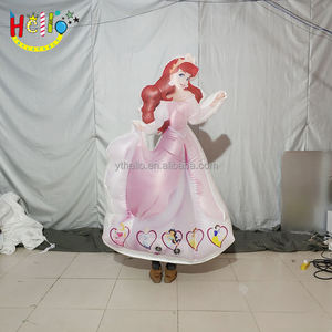 Princesa inflable personalizada/Infanta mascota de dibujos animados traje inflable para caminar - Product Image 6