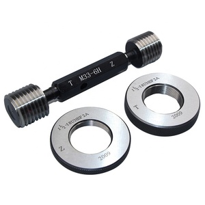 เกจวัดปลั๊ก TR/อเมริกัน M10X1เกจวัดปลั๊กความแม่นยำสูง6H/7H/6g/7g Go-nogo NPT K R Acme ASME GOST - Product Image 1