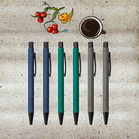 Pulpen Logam BKS LY7370 dengan Logo yang Dapat Disesuaikan, Alat Tulis Olahraga, Ujung 1.0mm, Tinta Hitam, Ukiran Laser, untuk Iklan Kantor
