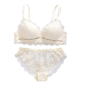 Hot bán được thực hiện tại Trung Quốc sâu v-cổ Ren Thêu Nữ Tính Áo ngực đẩy lên thoải mái và thoáng khí phụ nữ áo ngực - Product Image 6