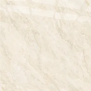 Tile High-gloss Polished Square Design For High-class Room Interiors Beige Porcelain Floor Ceramic Modern Hotel 3 Years Glossy