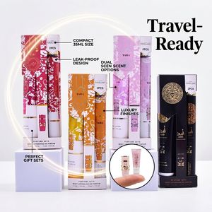 Set de Regalo de Loción Corporal con Perfume Floral <span class=keywords><strong>para</strong></span> Mujer, Marca Privada, 35 ml, Spray, Ecológico, Larga Duración, Regalo de Perfume Navideño - Product Image 4