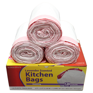 Tailin tùy chỉnh in 13 gallon Dây Rút Thùng rác túi đóng gói dùng một lần rác Thùng rác túi rác - Product Image 3