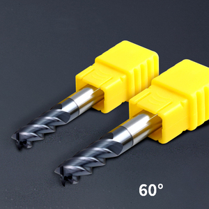 Fraiseuses CNC en carbure monobloc HRC55 HRC60 à 2 dents, revêtement G10/G13, modèles BTG/BTH personnalisables ODM/OEM - Product Image 4