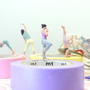 IOTA personalizado 3D impreso <span class=keywords><strong>Anime</strong></span> Girl figurita árbol Pose Yoga plásticos Diorama modelo a escala en miniatura para niñas - Product Image 1