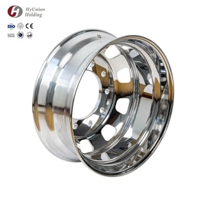 22.5x8.25 Roda Truk Aluminium Tempa untuk Truk Berat Komersial Velg Alloy Ringan Performa Tinggi DDP Tersedia - Product Image 6