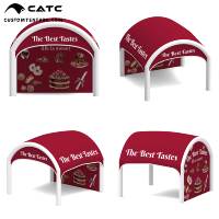 Carpa Inflable en Forma de N, Resistente al Agua y a los Rayos UV, para Eventos, CATC |   Estación de Postres, Refugio Personalizado con Impresión para Marketing al Aire Libre