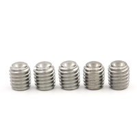 Vis sans tête Torx en acier inoxydable 304 de qualité A2-70, à six pans creux, à pointe plate, métriques M3/M4/M5/M6/M8/M10mm