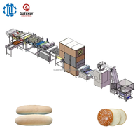 Ligne de moulage automatique industrielle pour hot-dogs, machine à façonner la pâte, moteur haute efficacité, capacité de 6000 pièces/heure, qualité alimentaire