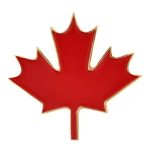 Spilla con bandiera del paese Canada bandiera del paese con foglia d'acero spilla con spilla