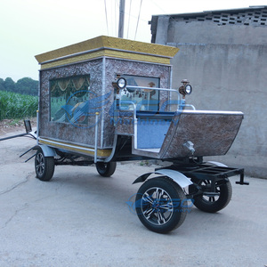 Carroza Fúnebre Eléctrica de Lujo Estilo Clásico Retro para Funerarias, Carroza de Ataúdes de Lujo con Tracción de Caballos para Transporte Especial - Product Image 4