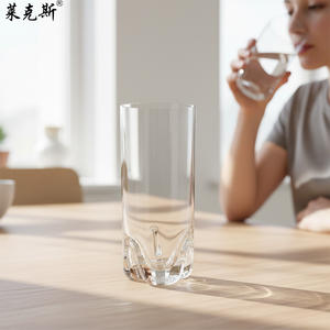 Oferta Especial: Juego de 3 Vasos de Cristal Hechos a Mano, Coloridos, con Burbujas, Personalizados, para Agua, Jugo, etc., en Caja - Product Image 2