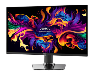หน้าจอเล่นเกมพีซี <span class=keywords><strong>MSI</strong></span> MAG 321UP QD OLED 4K 165<span class=keywords><strong>นิ้ว</strong></span> Hz UHD HDR 400แบบปรับได้แท่นวางสำหรับเล่นเกม - Product Image 3