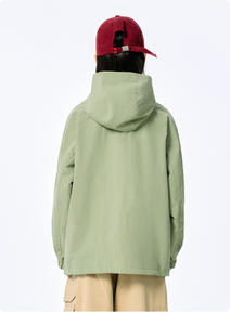 Femmes grandes tailles automne hiver <span class=keywords><strong>veste</strong></span> imperméable fermeture éclair coupe-vent respirant doux 100 grammes pour plusieurs enfants - Product Image 4