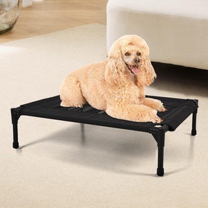 Elevated Portable <b>Dog</b> <b>Bed</b>-Durable Washable Removable Cooling Modern Rectangle Design for All Seasons - Product Image 1