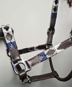 Correa de nariz para caballo de alta calidad, brida de cuero para caballo, productos de equitación de la India con un diseño atractivo. - Product Image 4