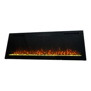 Chimenea <span class=keywords><strong>Eléctrica</strong></span> Decorativa de Pared <span class=keywords><strong>para</strong></span> <span class=keywords><strong>Sala</strong></span> de Estar, 36"/42"/50"/60"/72", con Llama Realista, Control Remoto - Product Image 6