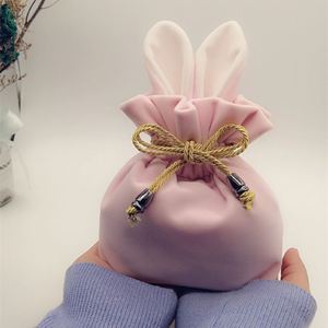 Sacs de luxe en velours avec cordon de serrage, écologiques, couleurs personnalisées, durables, pour emballage cadeau - Product Image 6
