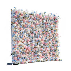 Muro floral portátil, plegable y compacto, perfecto para alquiler en eventos, despedidas de soltera y propuesta de matrimonio, como accesorio para fotos. - Product Image 5
